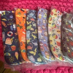 20 Colorful Kids Patterned Popsicle Sleeves